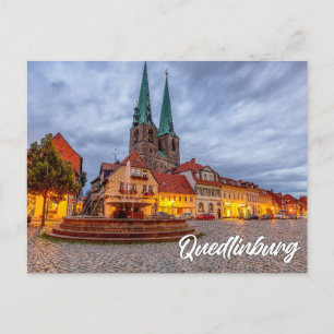 Cartão Postal Quedlinburg, Alemanha