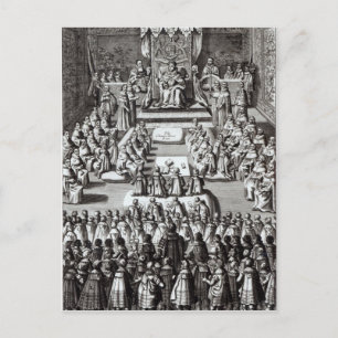 Cartão Postal Queen Elizabeth I  and Parliament