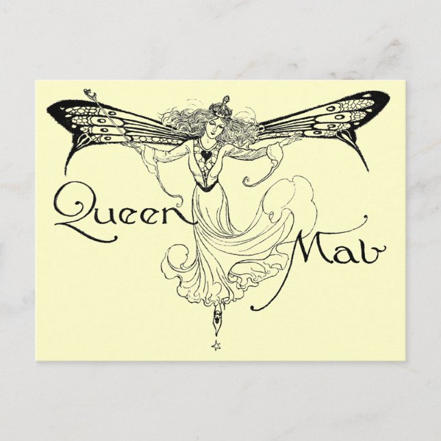 Cartão Postal Queen Mab Fairy (Frente)