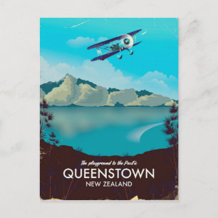 Cartão Postal Queenstown Nova Zelândia