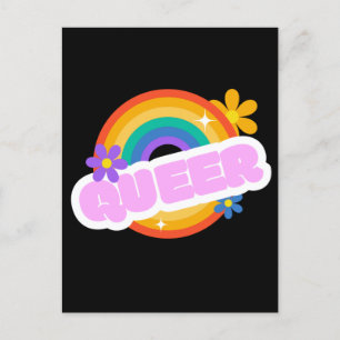 Cartão Postal Queer. LGBT+Orgulho. Poster