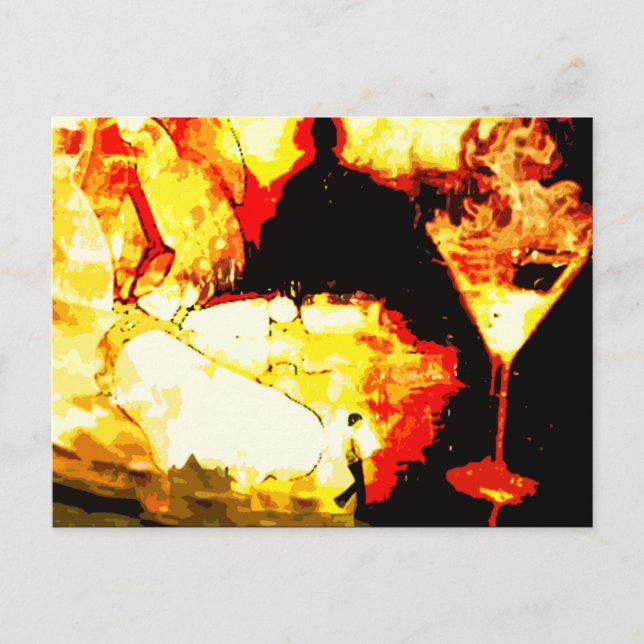 Cartão Postal queimado. (Frente)