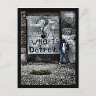Cartão Postal Quem é Detroit (o cartão)