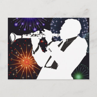 Cartão Postal Quem é este homem do clarinete?