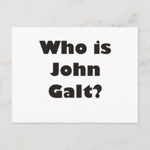 Cartão Postal Quem é John Galt?