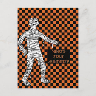 Cartão Postal Quem é o seu Dia das Bruxas da Mãe