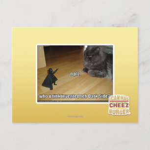 Cartão Postal Quem inventou o lado negro?