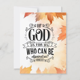 Cartão Postal Quem pode estar contra nós?