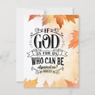 Cartão Postal Quem pode estar contra nós?