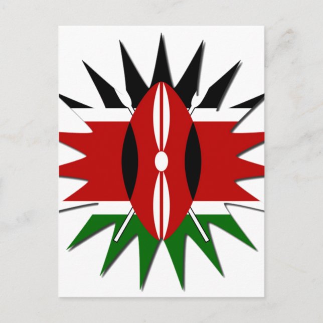 Cartão Postal Quênia Mágico: Celebrar o Dia Mundial do Turismo � (Frente)