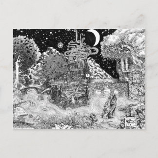 Cartão Postal Quente Contra a Noite