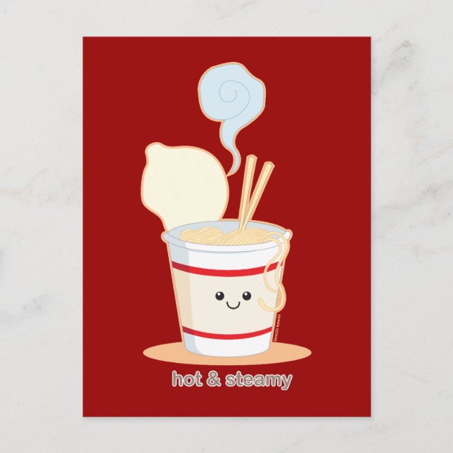 Cartão Postal Quente e Steamy (Frente)