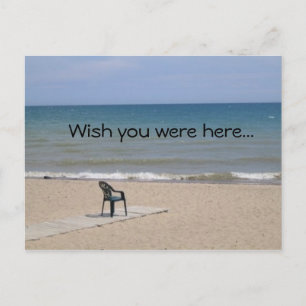 Cartão Postal Queria que estivesse aqui...