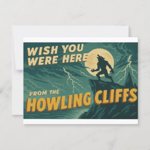Cartão Postal Queria Que Estivesses Aqui - Dos Cliff De Gato