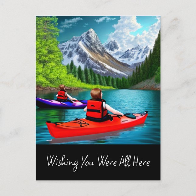 Cartão Postal Queria Que Você Estivesse Aqui (Frente)