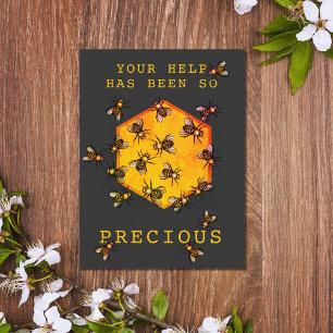 Cartão Postal Querida Bebe Preto Moderno Personalizável Obrigado