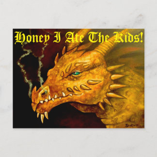Cartão Postal Querida, comi as crianças