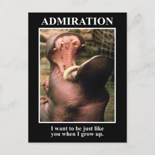 Cartão Postal Quero ser como você quando crescer