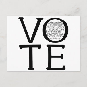 Cartão Postal Questões de Votação