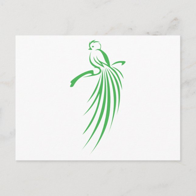 Cartão Postal Quetzal (Frente)