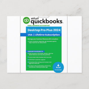 Cartão Postal Quickbooks Desktop Pro 2023 - intquickbooks.com