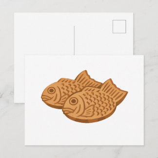 Cartão Postal Quiet Icons – Japanese Taiyaki