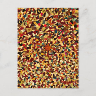 Cartão Postal Quilt [maluco] por Rebecca King (c.1890-95)