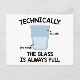 Cartão Postal Química de Química de Água Bioquímica Dotação de P