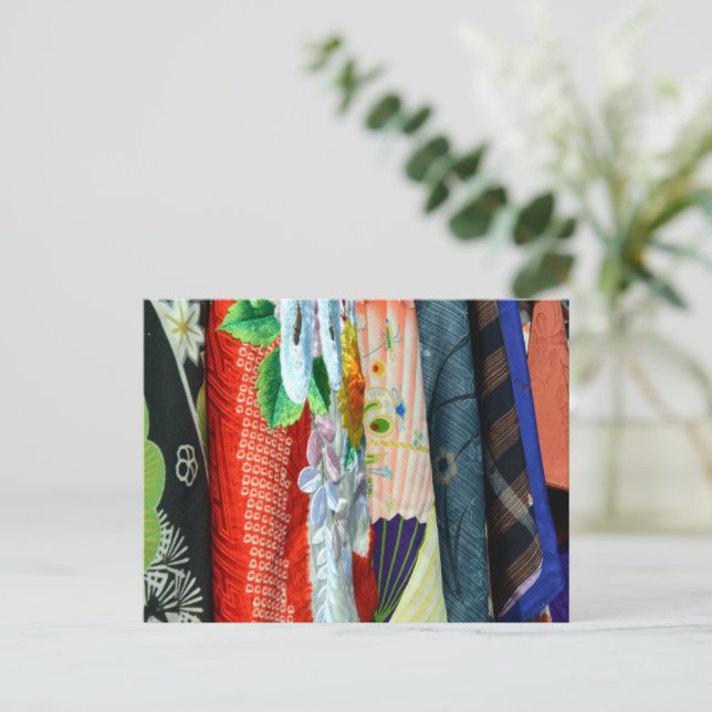 Cartão Postal Quimono Japonês (Em pé/Frente)