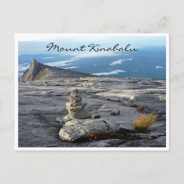 Cartão Postal quinabalu vista (Frente)