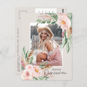 Cartão Postal Quinceañera Pink - Garota Rosa Fotograma Fotoanive