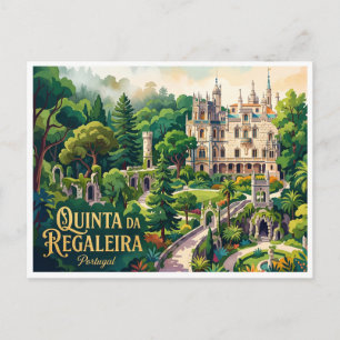 Cartão Postal Quinta da Regaleira Sintra Portugal
