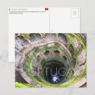 Cartão Postal Quinta da Regaleira, Sintra, Portugal Viagem 