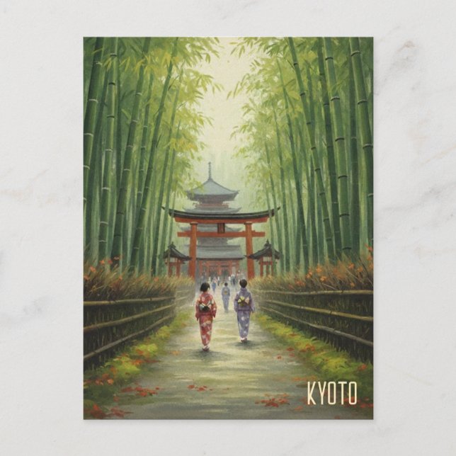 Cartão Postal Quioto Japão (Frente)