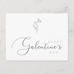Cartão Postal Quitação Botânica do Feliz Dia das Galentinas