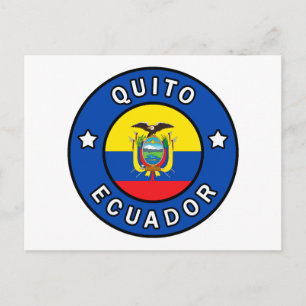 Cartão Postal Quito Equador