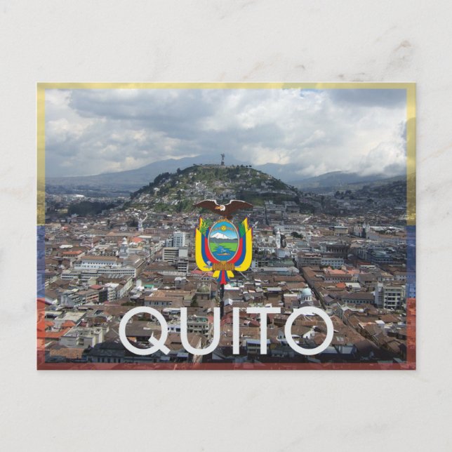Cartão Postal Quito - Equador (Frente)