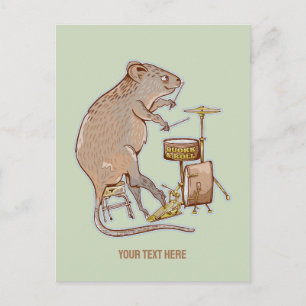 Cartão Postal Quokka - Drummer Animal Australiano