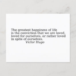 Cartão Postal Quote about life