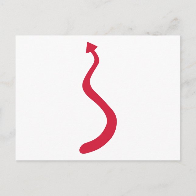 Cartão Postal rabo-do-diabo (Frente)