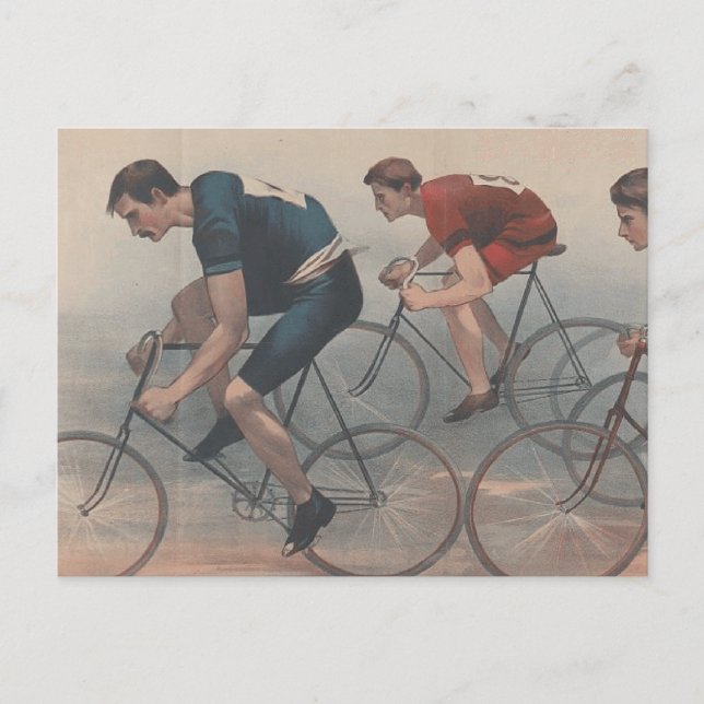 Cartão Postal Raça de bicicleta TOP (Frente)
