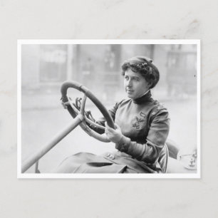 Cartão Postal Race Car Driver Joan Newton Cuneo