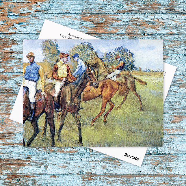 Cartão Postal Race Horses Jockeys (Criador carregado)