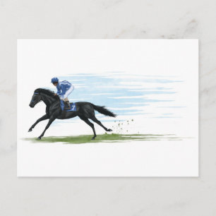 Cartão Postal racehorse