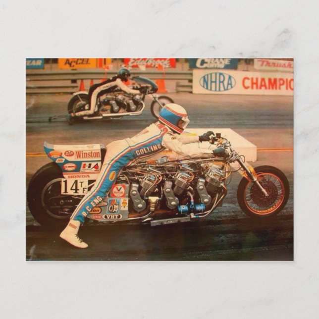 CARTÃO POSTAL RACING DE ARRASTO. (Frente)