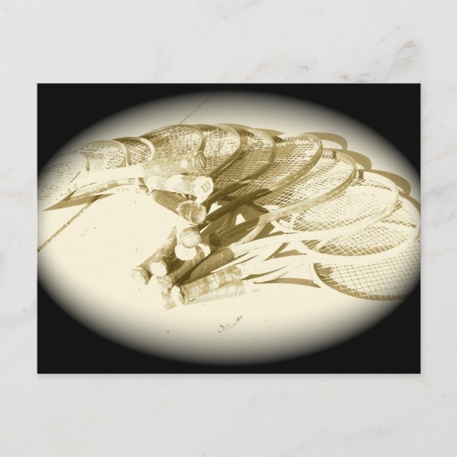 Cartão Postal RACKETS tênis (Frente)