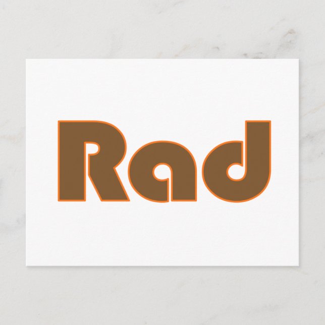 Cartão Postal Rad (Frente)
