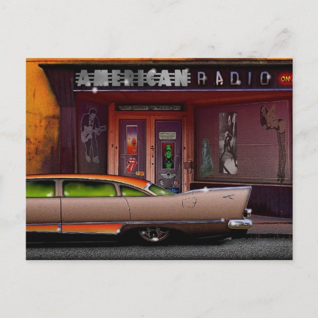 Cartão Postal rádio americano (Frente)