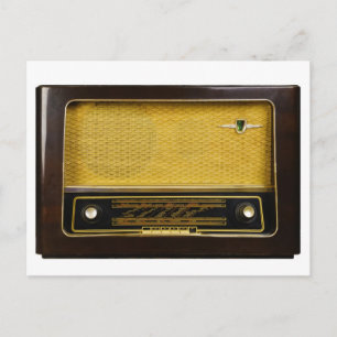 Cartão Postal rádio antigo