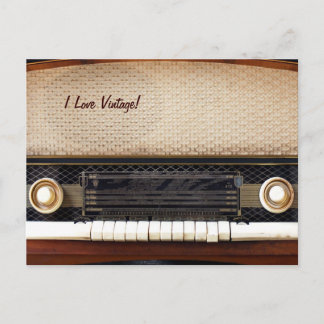 Cartão Postal Rádio antigo